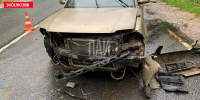 В Печорском районе женщина на Volkswagen съехала в кювет из-за лопнувшего колеса - InformPskov.Ru