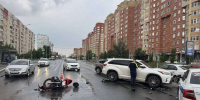 В Оренбурге водитель не уступила дорогу мотоциклисту — мотоциклист госпитализирован - ProOren.Ru