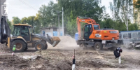 В Ярославле по программе «Наши дворы» обновляют четыре территории во Фрунзенском районе - Городской телеканал