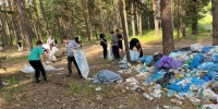 Пензенская молодежь провела уборку на берегу Сурского водохранилища - Пенза-Обзор