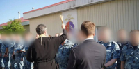 Священник благословил сотрудников полиции перед служебной командировкой - Липецкая Епархия
