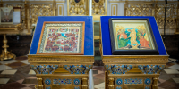 Глава Мордовской митрополии и епископ Покровский и Новоузенский Феодор совершили богослужение в праздник Всех святых, в земле Русской просиявших - Саранская епархия