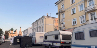 В Ярославле из-за съемок фильма перекрыли центральную площадь | Источник: Александр Куренной / 76.RU - 76.Ru
