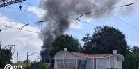 Пожар произошёл рядом со станцией Разъезд Иня в Новосибирске - Gorsite.Ru