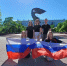  В День России волонтёры поздравили жителей Бердянска. - Городской округ Бердянск
