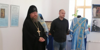 В Череменецком монастыре открылась выставка, посвящённая Тихвинской иконе Божией Матери - Газета Лужская правда