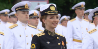 Торжественная церемония выпуска офицеров ВМФ состоялась в Балтийском высшем военно-морском училище - Калининградская ГТРК