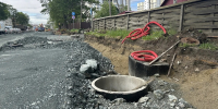 На пр. Мира в Южно-Сахалинске заасфальтировали два участка - Министерство транспорта и дорожного хозяйства