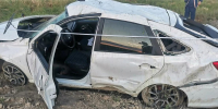 В больницу попал водитель после опрокидывания в кювет в Левокумском округе - Вечерний Ставрополь