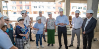 Поликлиника текст 1, Строительная готовность поликлиники в Голицыно превысила 30% - Городской округ Одинцово
