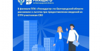 В Роскадастре Белгородской области объяснили, какие льготы есть у участников СВО при запросе данных из ЕГРН. - Красногвардейский район