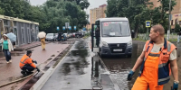 Коммунальные службы Красногорска устраняют подтопления территории - Городской округ Красногорск