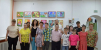 В библиотеке открылась выставка художника с ОВЗ - ЦГБС г. Астрахани