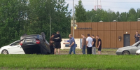 Автомобиль перевернулся на крышу на Древлянке - StolicaOnego.Ru