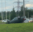 Появилось видео, как автомобиль перевернулся на крышу в Петрозаводске - Gubdaily.Ru