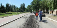 В Знаменске начались работы по ямочному ремонту, которые выполняет подрядная организация - ЗАТО Знаменск