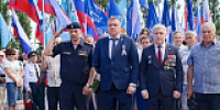В День России в Парке Победы торжественно подняли Государственный флаг - Министерство по делам территориальных образований