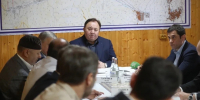 Руководитель Управления Роспотребнадзора по Республике Ингушетия Комурзоев Б.Д. принял участие в совещании по строительству водозабора на реке Асса - Роспотребнадзор