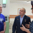 Чемпион мира по боксу Денис Лебедев побывал в красноярской колонии. Фото: ГУФСИН по Красноярскому краю - Седьмой канал