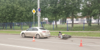 В Кирове на проспекте Строителей в ДТП пострадал мотоциклист - ГТРК Вятка