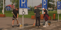 В экопарке Киселевска начал работу молодёжный трудовой отряд - Городок