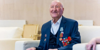 100-летний ветеран из Заполярья посетил место, где встретил День Победы - Телекомпания ТВ-21