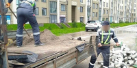 Зеленоградск проложил тротуары к дому частного застройщика - ИА Русский Запад