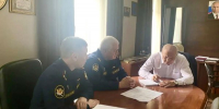 В Правительстве Республики Северная Осетия – Алания прошла рабочая встреча начальника УФСИН Константина Шулакова с заместителем Председателя Правительства Республики Северная Осетия – Алания Ирбеком Томаевым - УФСИН