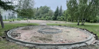 В Советском районе Красноярска проводится благоустройство сквера Журналистов - 1-LINE