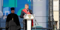 Мэр Воронежа Сергей Петрин поздравил Ивана Мошурова с назначением на должность ректора ВГМУ - ГТРК Воронеж