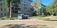 В Биробиджане начались работы по обновлению разметки пешеходных переходов - ИА Eaomedia.Ru
