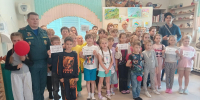 Уроки безопасности для юных талантов в летнем лагере - МЧС