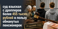Суд взыскал с дропперов из Москвы, Воронежа и Ростова-на-Дону более 455 тысяч рублей в пользу обманутых пенсионерок из Якутии - ИА SakhaTime