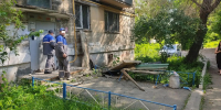 В челябинской многоэтажке обрушилась крыша - Полит74