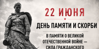 Память поколений: программа городских мероприятий ко Дню памяти и скорби - Информационно-библиотечная система