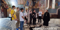 В Армавире в рамках акции «Каникулы с Общественным советом» школьники посетили Храм Рождества Христова - GorodArmavir.Ru