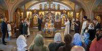 В Успенском кафедральном соборе состоялись панихида по погибшим при атаке БПЛА в ночь на 15 июня - ИА Новомосковск Сегодня