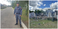 Белгородский полицейский спас бабушку из горящего дома - Fonar.Tv