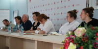 Представители Фонда президентских грантов в гостях у Санкт-Петербургского регионального отделения Российского Красного Креста! - Красный Крест СПб