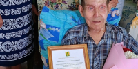 Сегодня свой 90‑летний юбилей празднует долгожитель из села Пожег — Шебырев Ревокат Александрович.. - Усть-Куломский район
