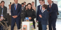 В рамках визита делегаций стран АСЕАН Национальную библиотеку посетила супруга премьер-министра Таиланда - Национальная библиотека
