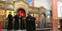Духовным концертом на подворье монастыря почтили память всех святых, в земле русской просиявших - Приамурская митрополия