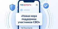На Госуслугах доступна новая мера поддержки участников СВО - Знамя Октября