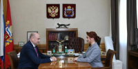 Губернатор Евгений Солнцев поздравил Марию Комлеву с назначением на должность уполномоченного по правам человека в Оренбургской области - Правительство Оренбургской области