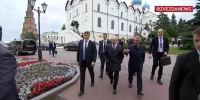Путин и Минниханов посетили Благовещенский собор и Кул-Шариф - ГТРК Татарстан