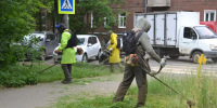Продолжается выкашивание травы на общественных территориях Иванова - ГТРК