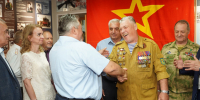 Василий Ложкин принял участие в открытии экспозиции в пензенском отделении РСВА и СВО - Министерство региональной безопасности