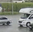 В Курске седан БМВ вылетел на тротуар и снес лавочку на проспекте Плевицкой - РИА Курск
