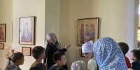 Свято-Троицкий собор поселка Ровеньки посетили учащиеся МБОУ «Ровеньская ООШ» - Валуйская епархия