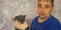 Котенок во время пожара в Омске проявил инициативу - СуперОмск